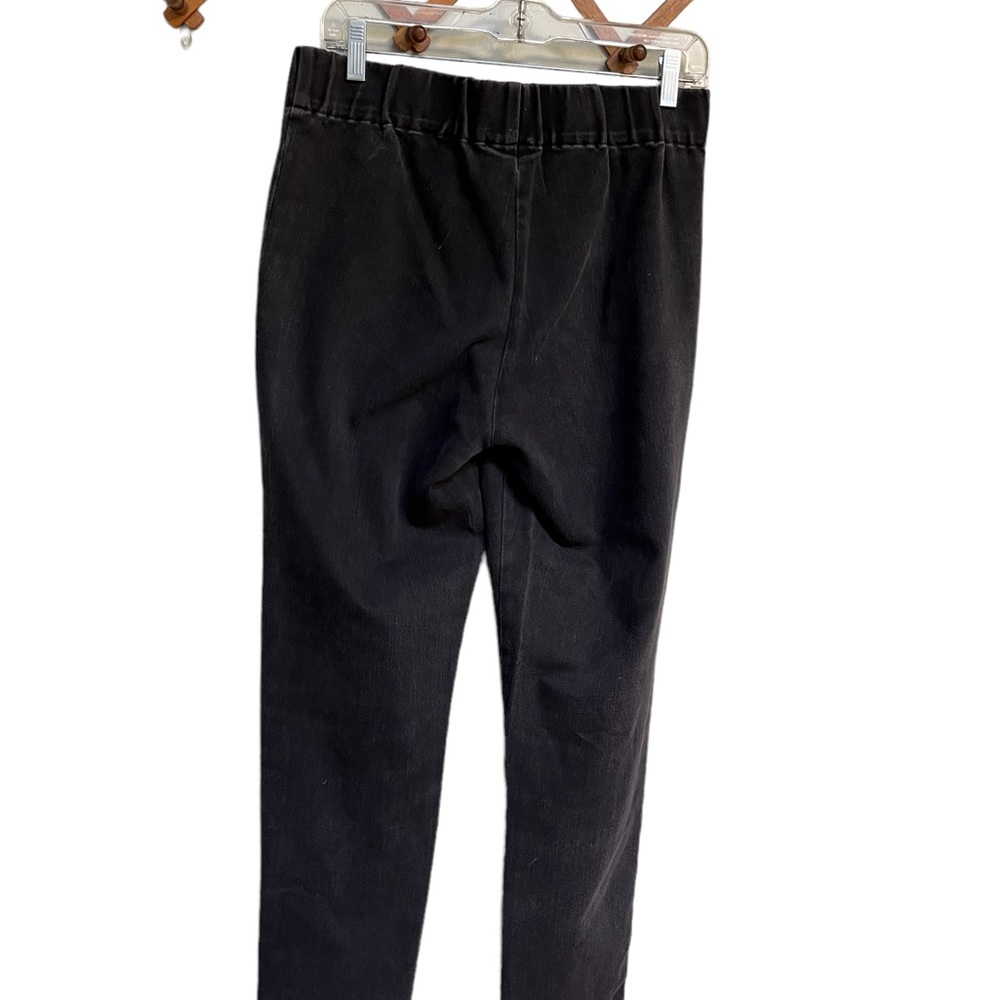 Soft Surroundings light black denim wash jeggings - Picture 6 of 11